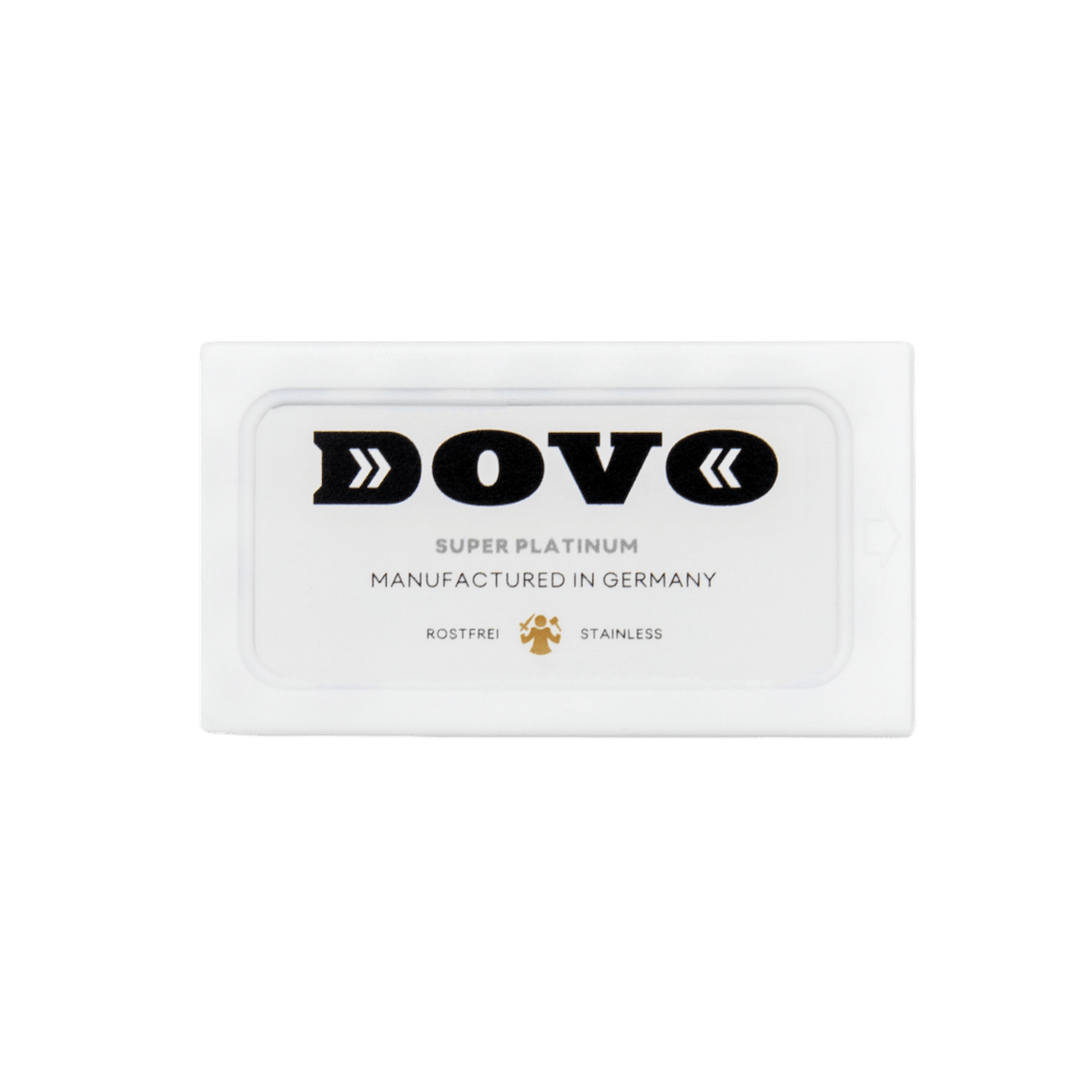 Double-edged Dovo Super Platinum razor blades, 10 pack Made in Germany