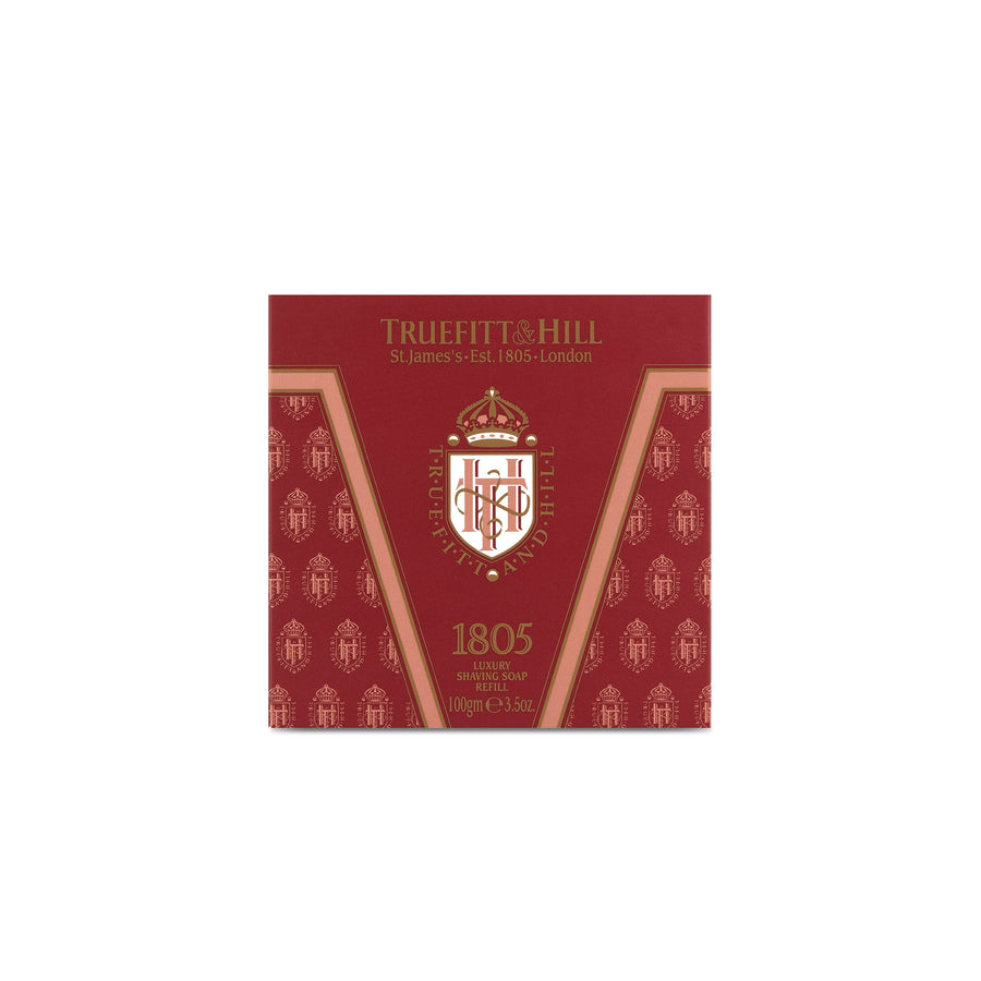 1805 Luxury Shaving Soap Refill for Wooden Bowl - Truefitt & Hill US