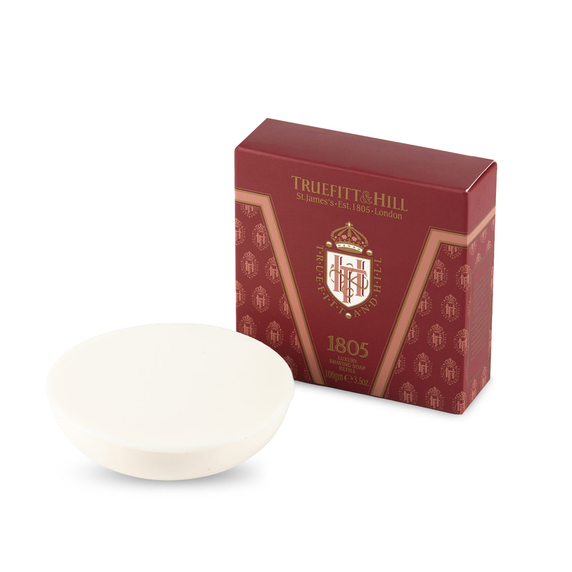 1805 Luxury Shaving Soap Refill for Wooden Bowl