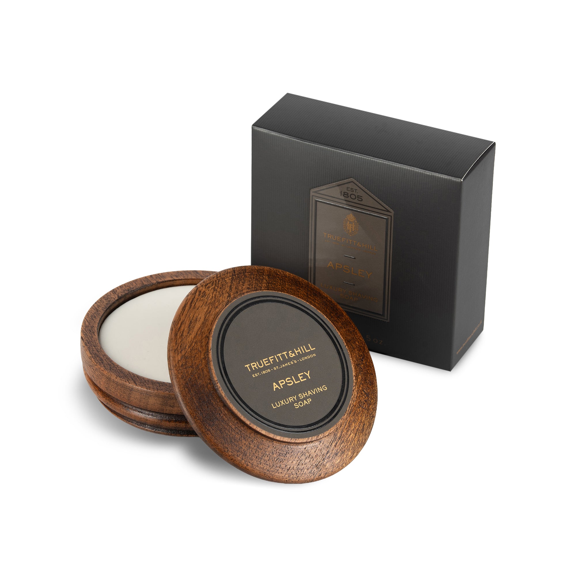 Apsley Luxury Shaving Soap In Wooden Bowl - Truefitt & Hill US