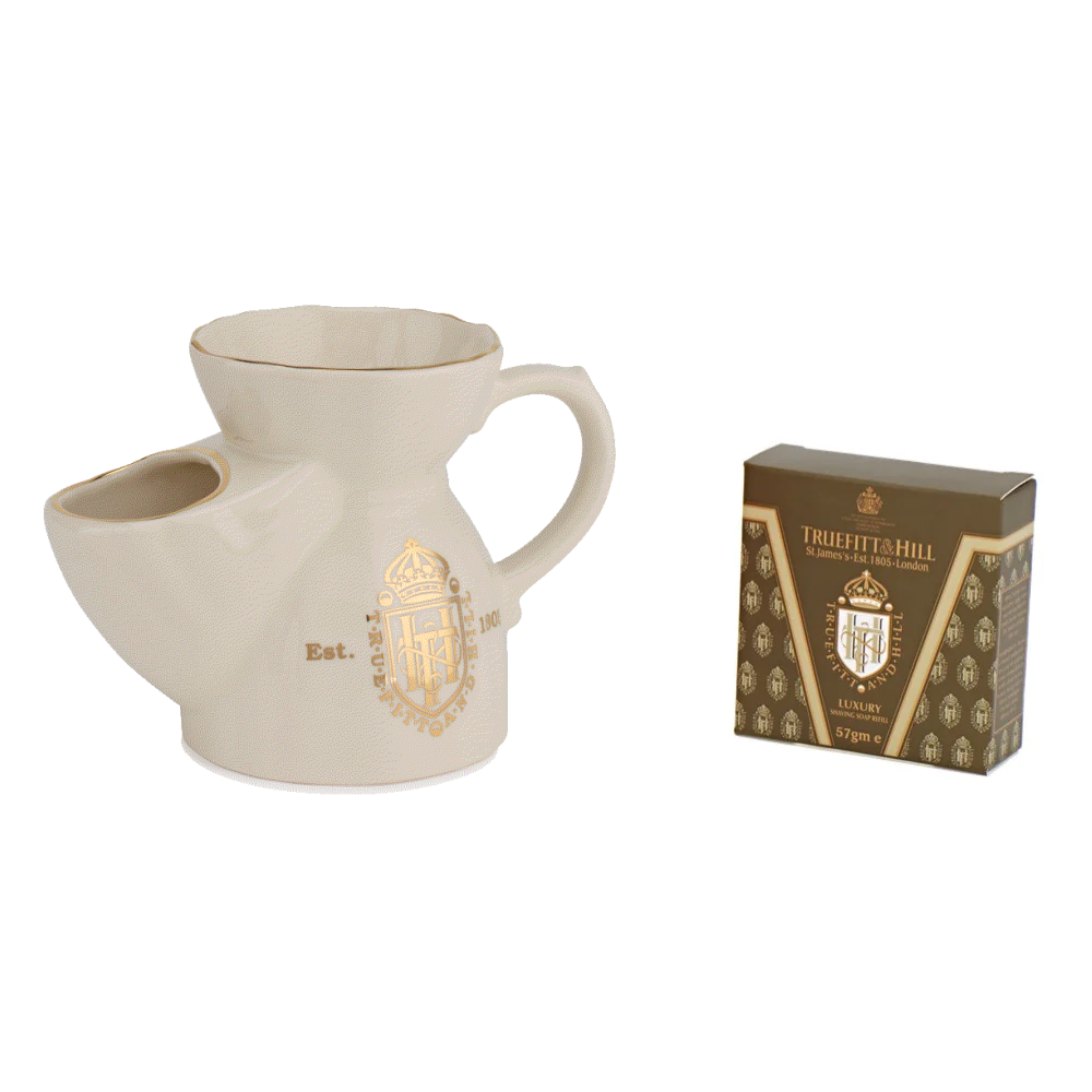 Cream Shaving Mug (with Luxury scent mug refill soap)