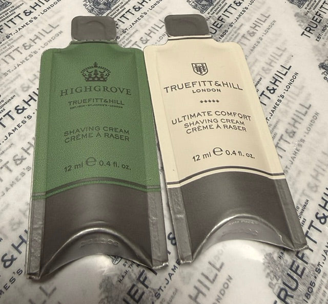 Shaving Creams & Aftershave Balms Sample Pack - Truefitt & Hill US