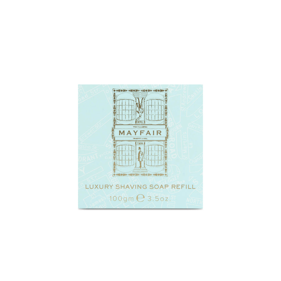 Mayfair Luxury Shaving Soap Refill for Wooden Bowl