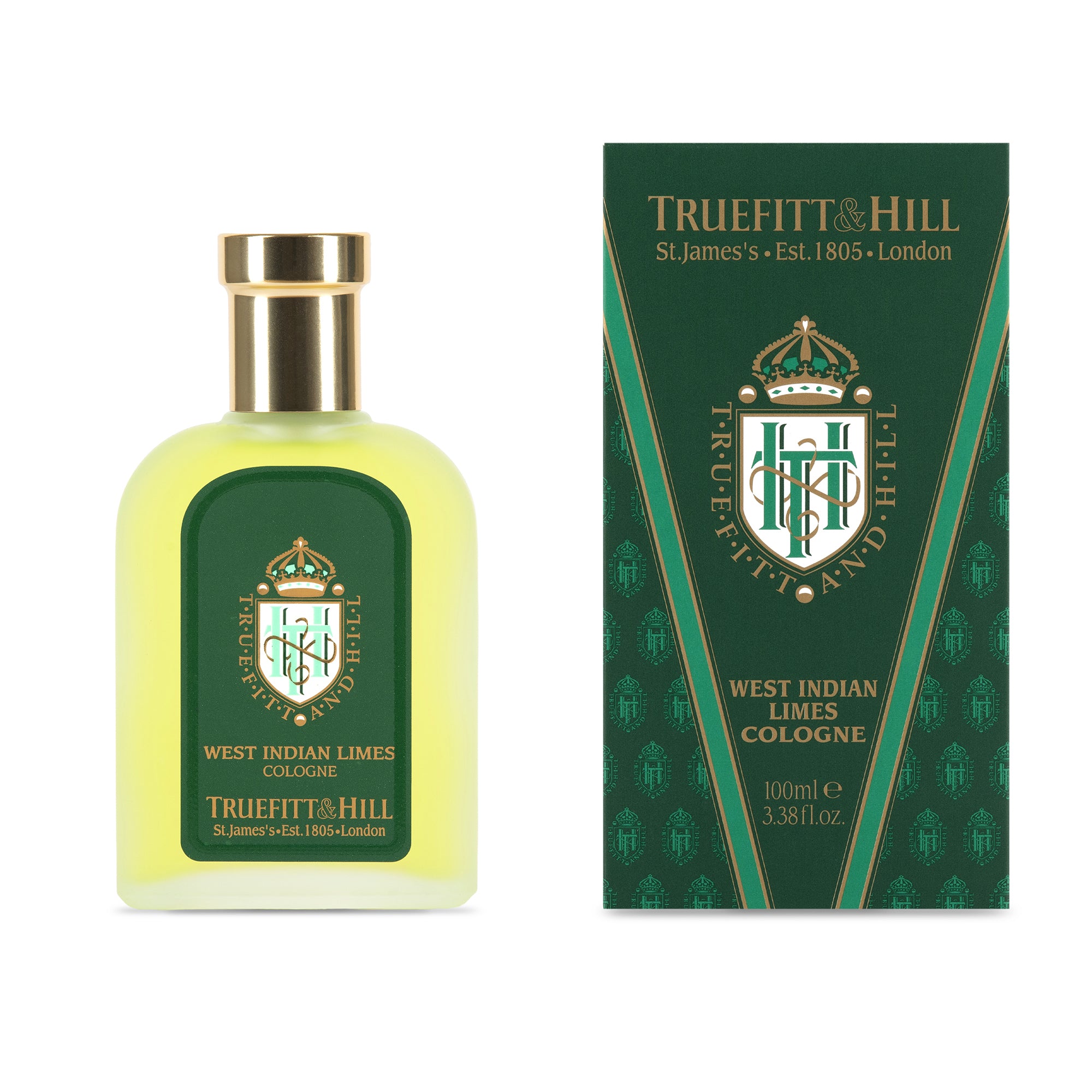 トゥルフィット＆ヒル ウェスト インディアン ライム オーデコロン 100ml West Indian Limes Cologne | Truefitt & Hill - Truefitt & Hill US