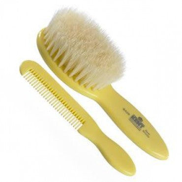 Kent Baby Brush & Comb Set, Supersoft White Bristles - Truefitt & Hill USA