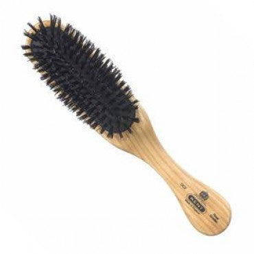 Kent Men's Brush, Rectangular Head, Very Stiff Black Bristles - Truefitt & Hill USA