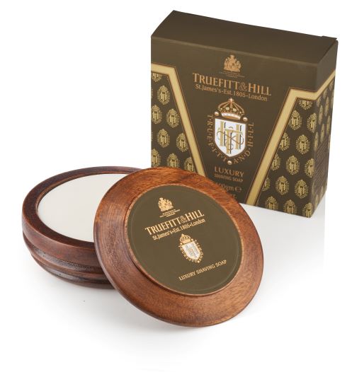 Luxury Shaving Soap in Wooden Bowl