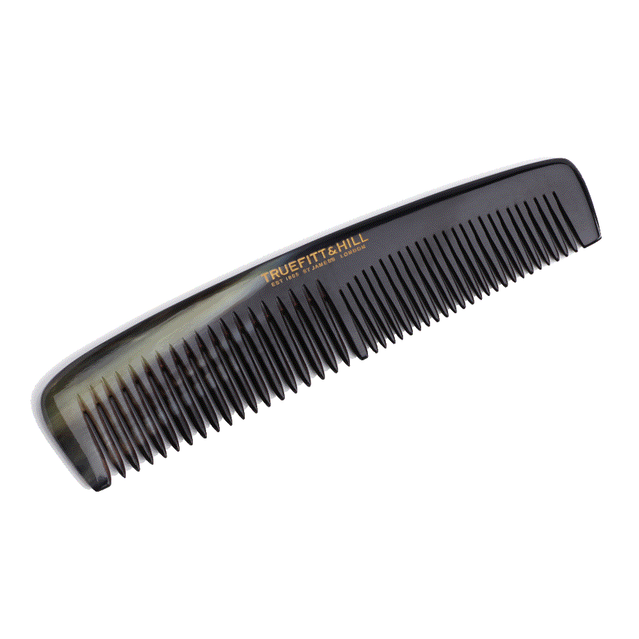 Medium Double Tooth Horn Comb (6")