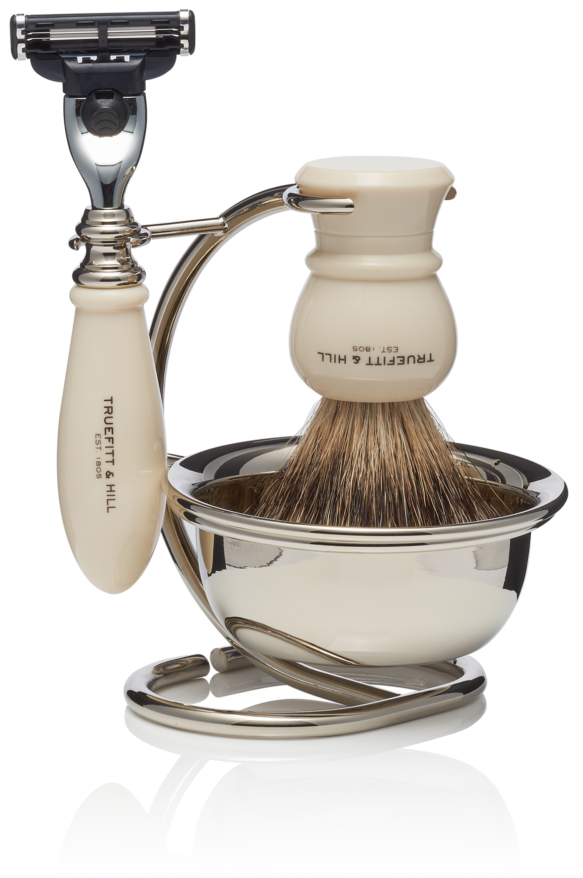 Regency Collection with Bowl - Shaving Brush & Razor Set - Truefitt & Hill US
