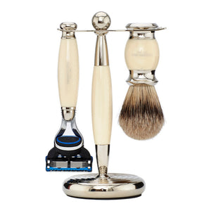 Edwardian Collection - Shaving Brush & Razor Set - Truefitt & Hill USA