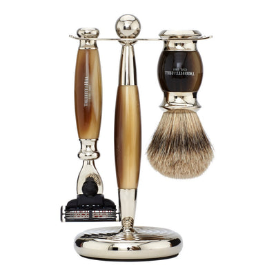 Edwardian Collection - Shaving Brush & Razor Set - Truefitt & Hill US
