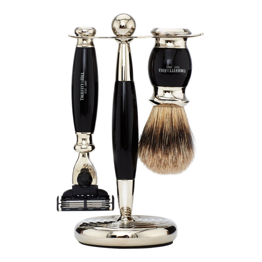 Edwardian Collection - Shaving Brush & Razor Set - Truefitt & Hill USA