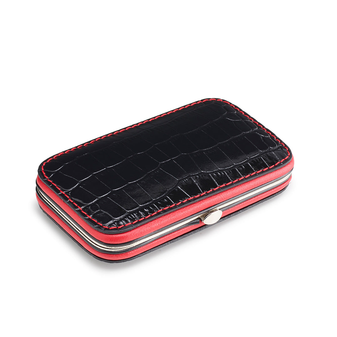 Textured Leather Manicure Set