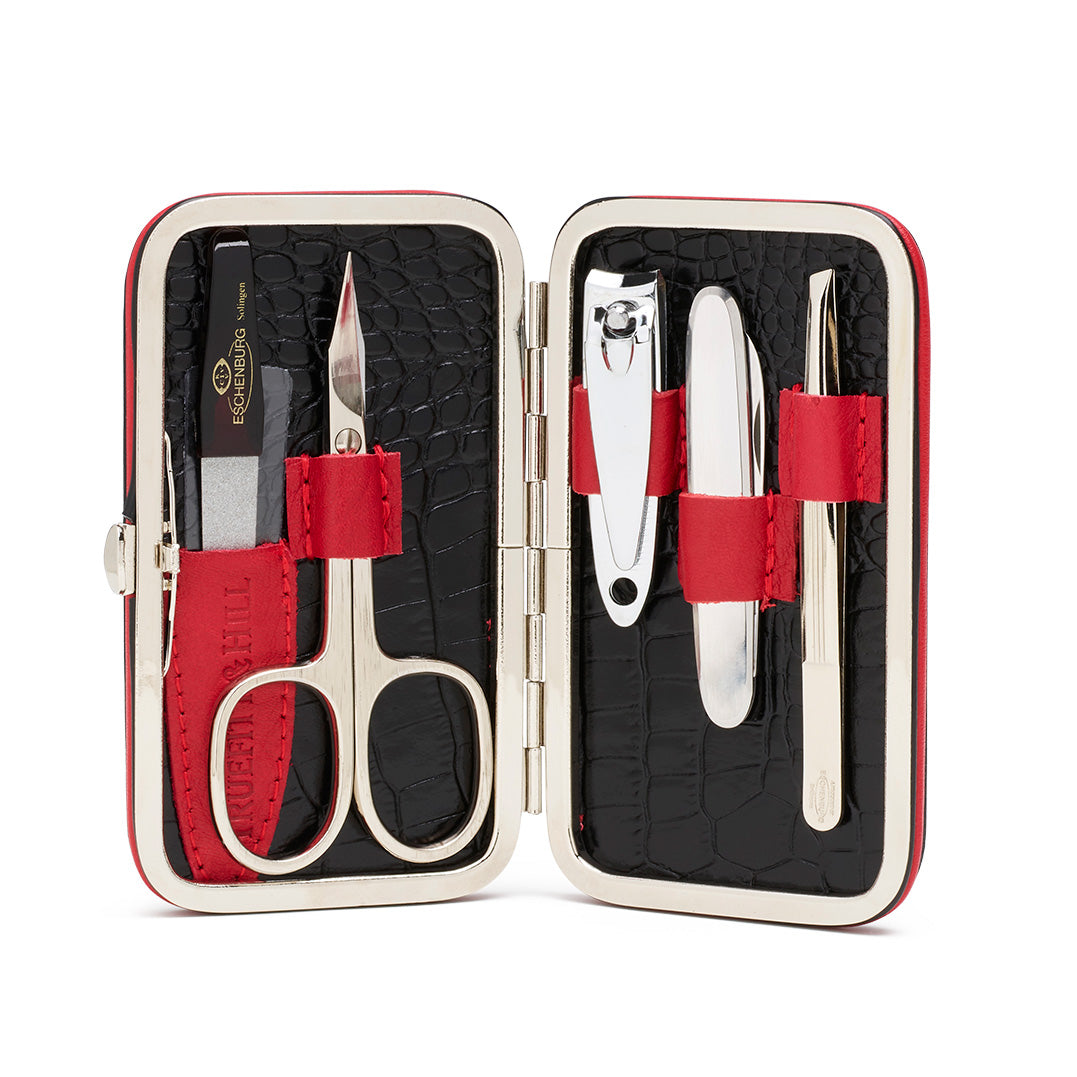 TRUEFITT&HILL トゥルフィット&ヒル ネイルケアセット 5P Textured Leather Manicure Set - Truefitt & Hill US